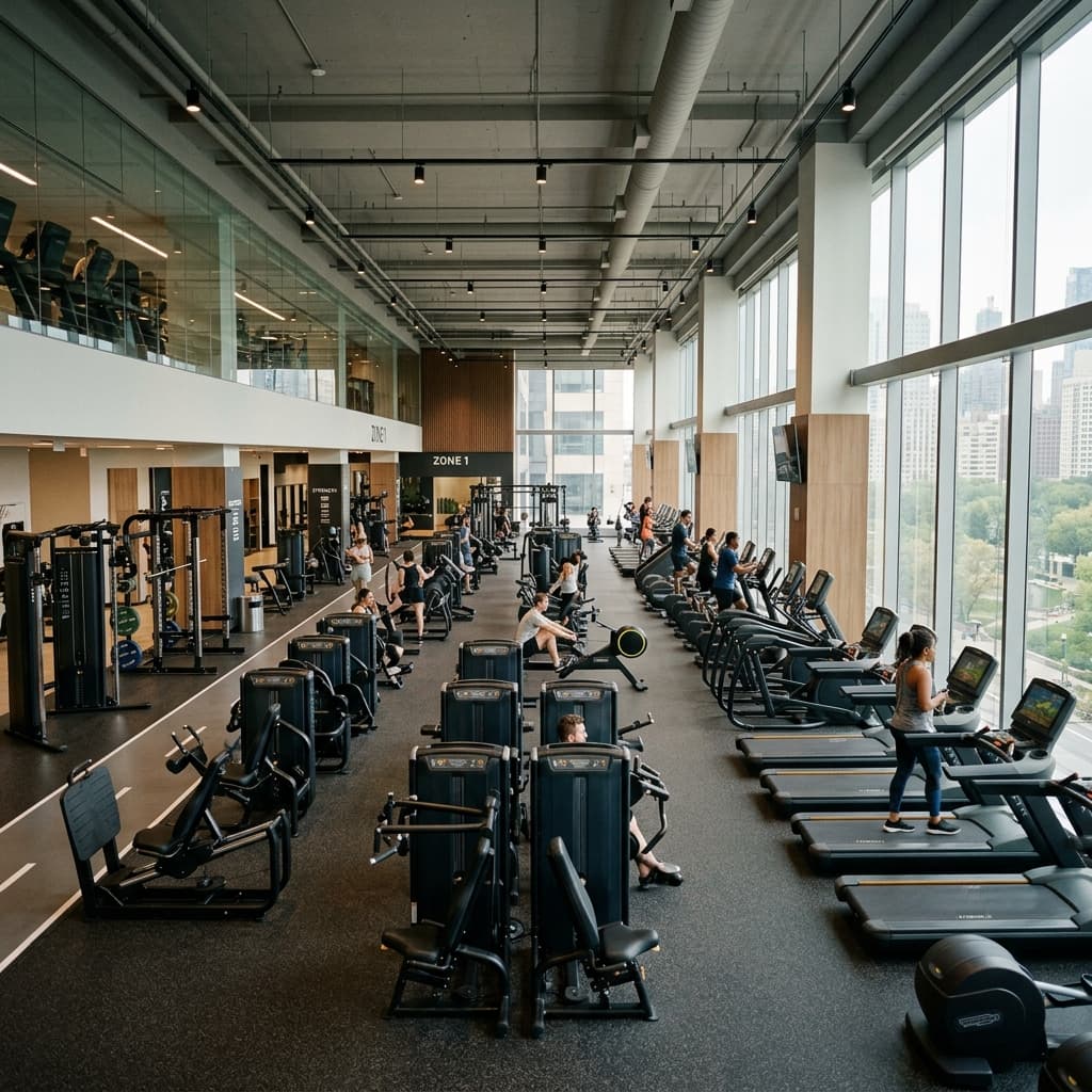 Gym Machines Area