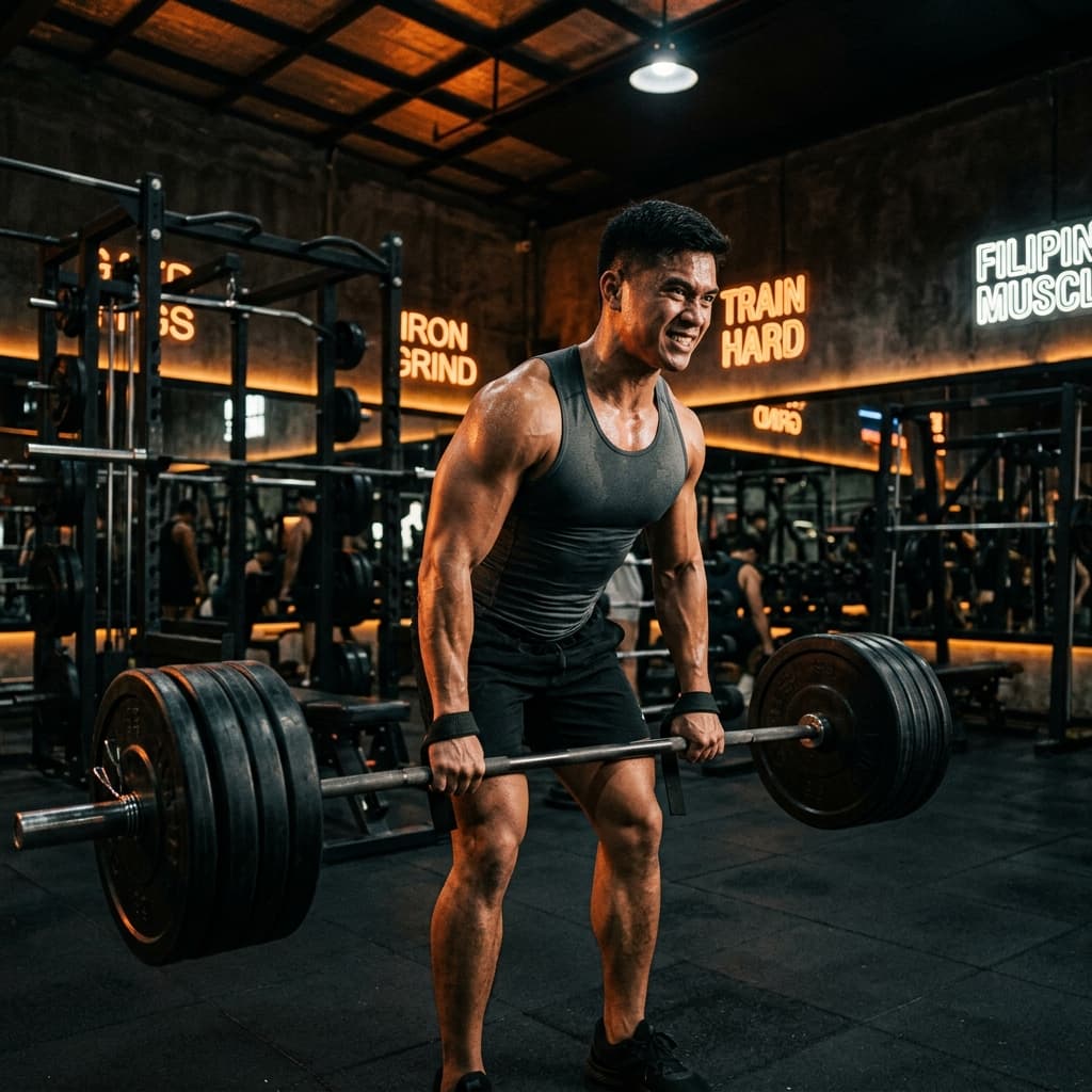 Man Lifting Weights